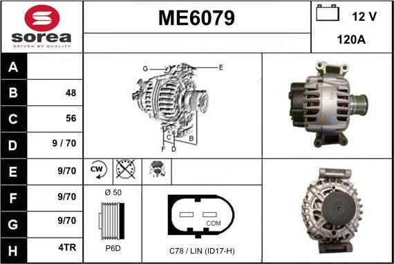 Sera ME6079 - Alternateur cwaw.fr