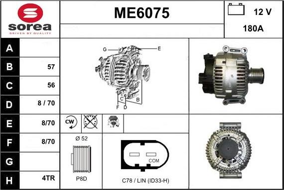 Sera ME6075 - Alternateur cwaw.fr