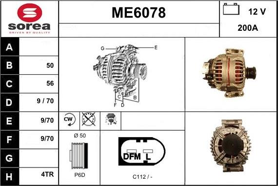 Sera ME6078 - Alternateur cwaw.fr