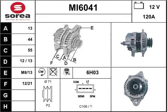 Sera MI6041 - Alternateur cwaw.fr