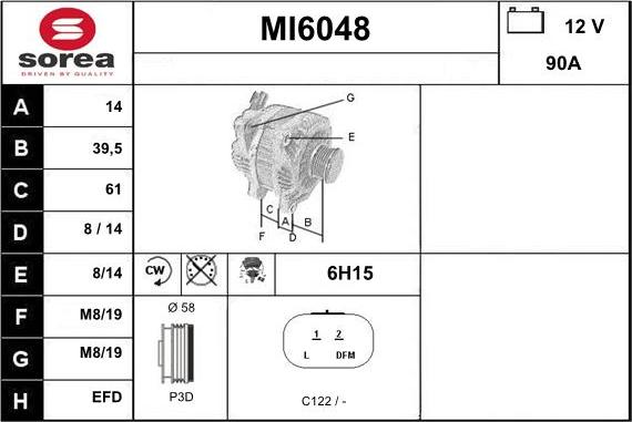 Sera MI6048 - Alternateur cwaw.fr