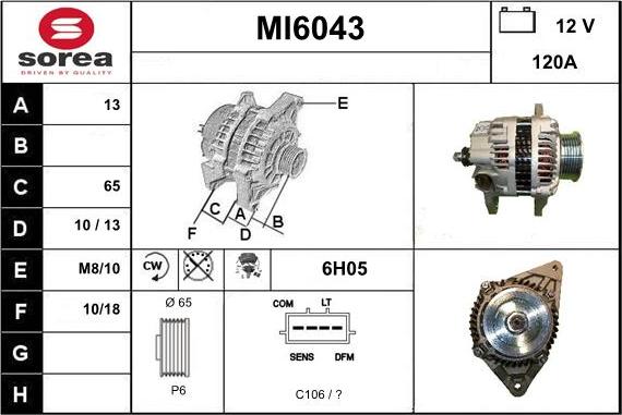 Sera MI6043 - Alternateur cwaw.fr