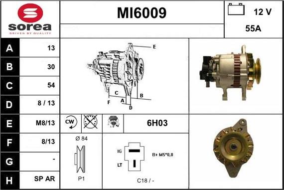 Sera MI6009 - Alternateur cwaw.fr