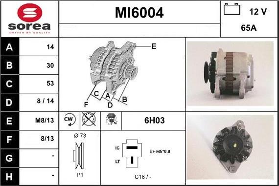 Sera MI6004 - Alternateur cwaw.fr