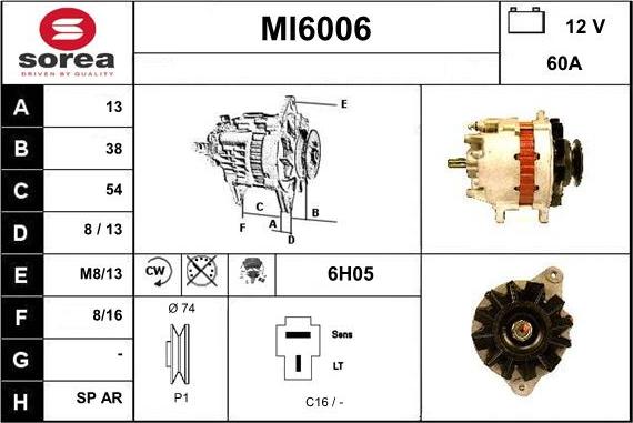 Sera MI6006 - Alternateur cwaw.fr