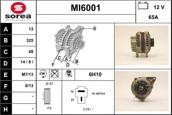 Sera MI6001 - Alternateur cwaw.fr