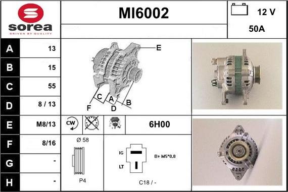 Sera MI6002 - Alternateur cwaw.fr