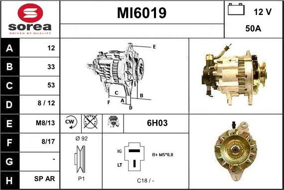 Sera MI6019 - Alternateur cwaw.fr