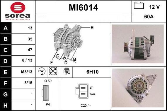 Sera MI6014 - Alternateur cwaw.fr