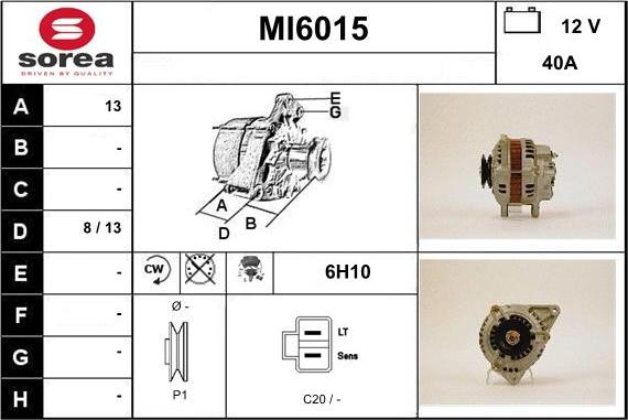 Sera MI6015 - Alternateur cwaw.fr