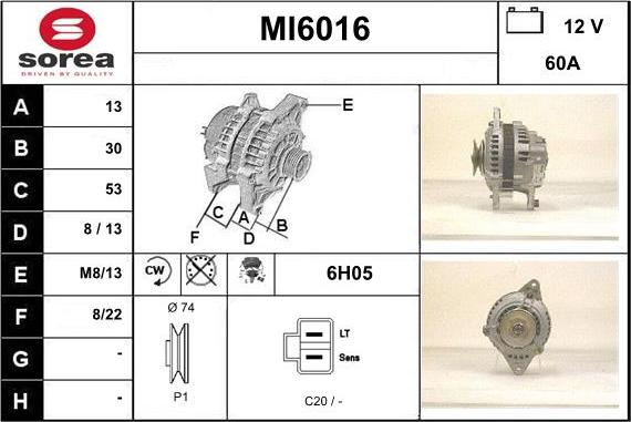 Sera MI6016 - Alternateur cwaw.fr