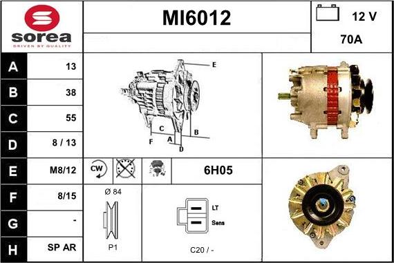 Sera MI6012 - Alternateur cwaw.fr