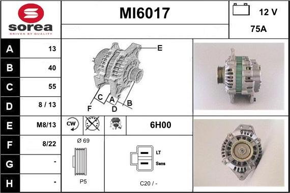 Sera MI6017 - Alternateur cwaw.fr