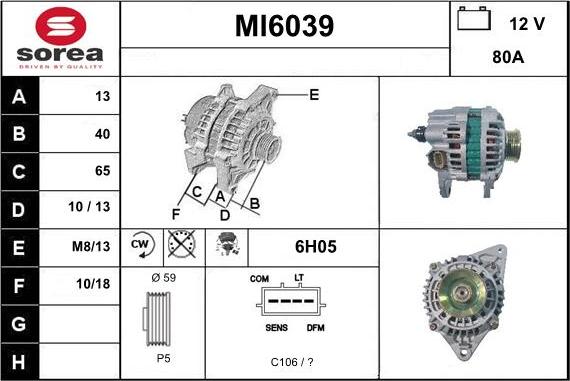 Sera MI6039 - Alternateur cwaw.fr