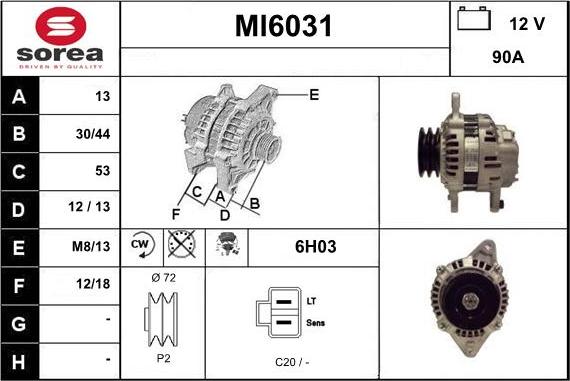 Sera MI6031 - Alternateur cwaw.fr