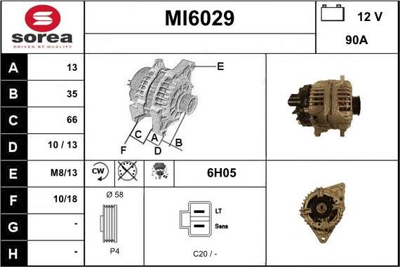 Sera MI6029 - Alternateur cwaw.fr