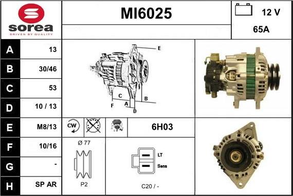 Sera MI6025 - Alternateur cwaw.fr