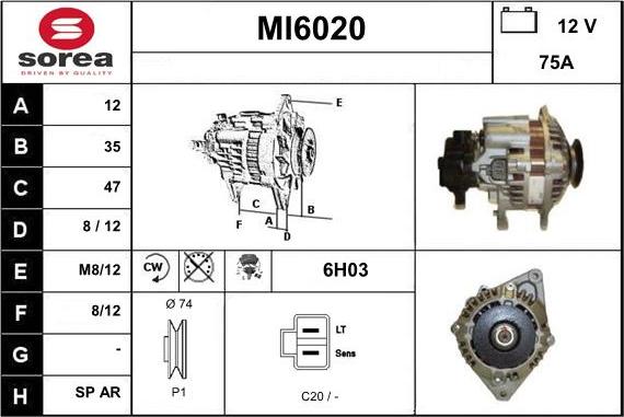 Sera MI6020 - Alternateur cwaw.fr