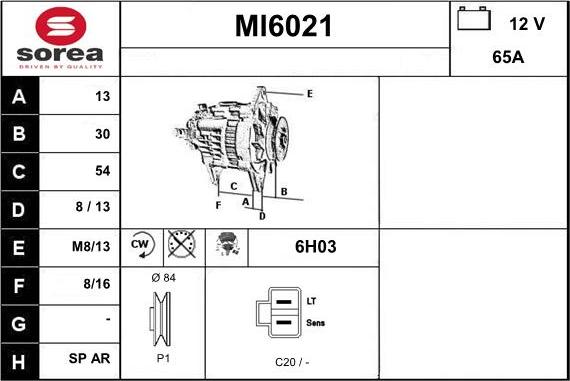 Sera MI6021 - Alternateur cwaw.fr