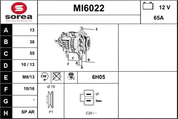 Sera MI6022 - Alternateur cwaw.fr