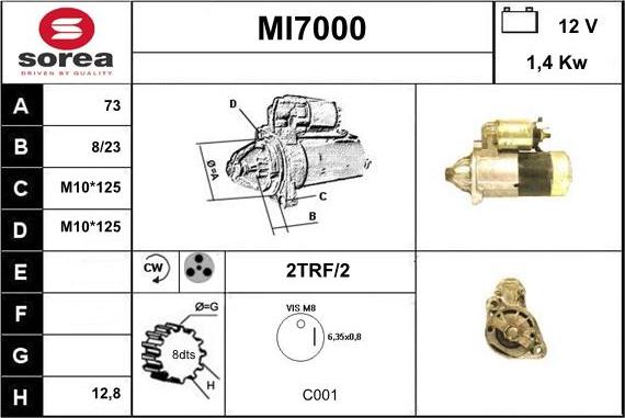 Sera MI7000 - Démarreur cwaw.fr