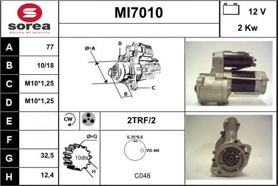 Sera MI7010 - Démarreur cwaw.fr