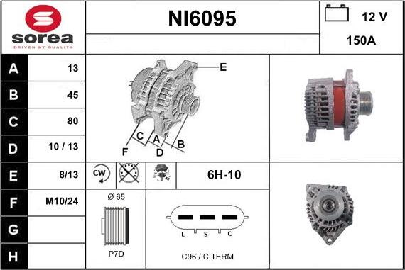 Sera NI6095 - Alternateur cwaw.fr