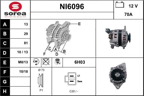 Sera NI6096 - Alternateur cwaw.fr