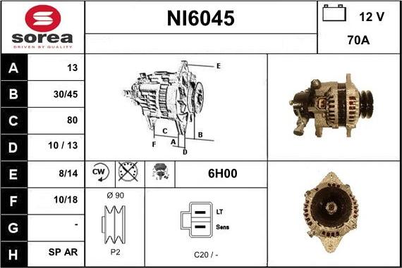 Sera NI6045 - Alternateur cwaw.fr