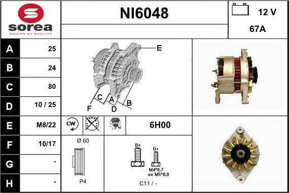 Sera NI6048 - Alternateur cwaw.fr