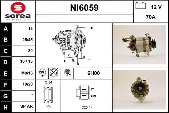 Sera NI6059 - Alternateur cwaw.fr