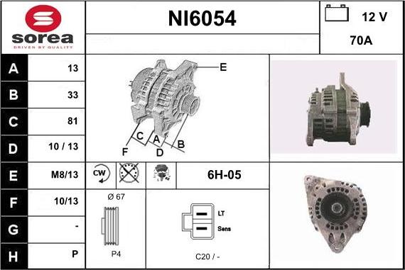 Sera NI6054 - Alternateur cwaw.fr