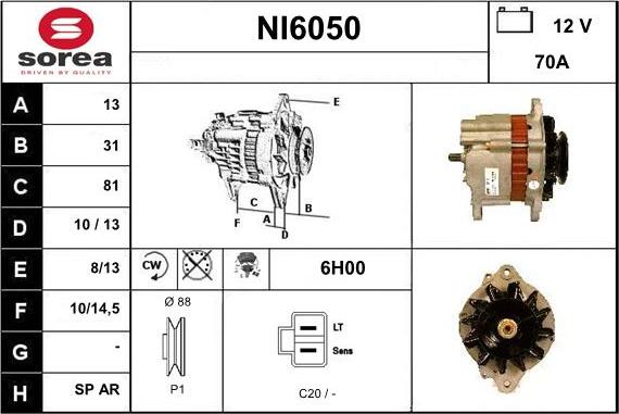 Sera NI6050 - Alternateur cwaw.fr