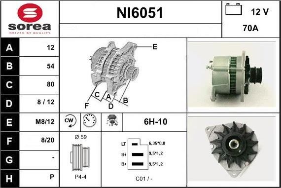 Sera NI6051 - Alternateur cwaw.fr