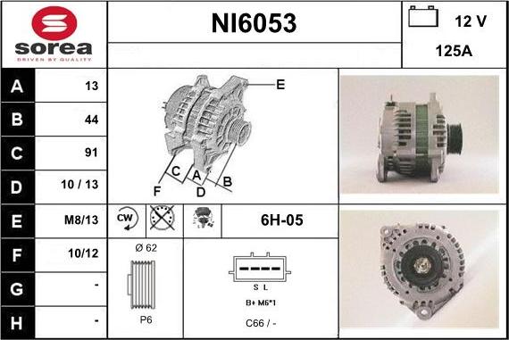 Sera NI6053 - Alternateur cwaw.fr