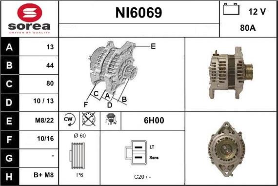 Sera NI6069 - Alternateur cwaw.fr