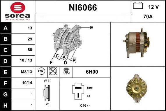 Sera NI6066 - Alternateur cwaw.fr