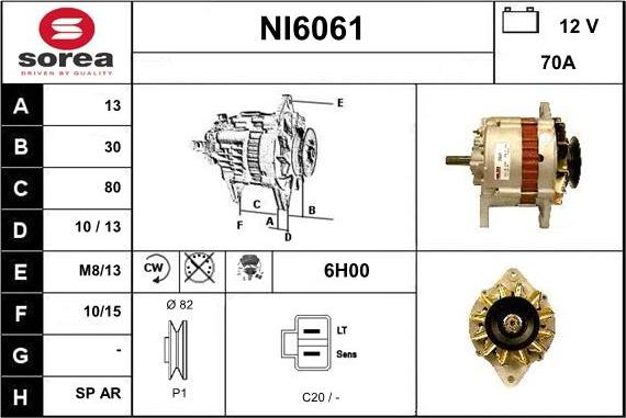 Sera NI6061 - Alternateur cwaw.fr