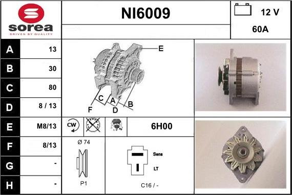 Sera NI6009 - Alternateur cwaw.fr