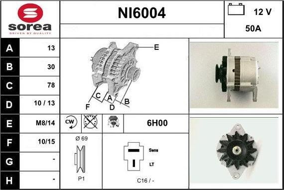 Sera NI6004 - Alternateur cwaw.fr