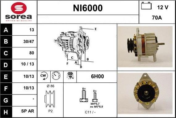 Sera NI6000 - Alternateur cwaw.fr