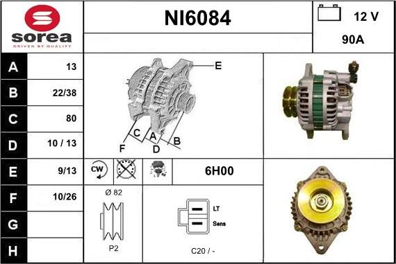 Sera NI6084 - Alternateur cwaw.fr