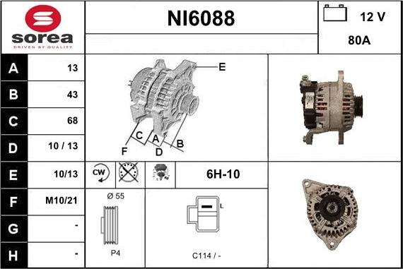 Sera NI6088 - Alternateur cwaw.fr