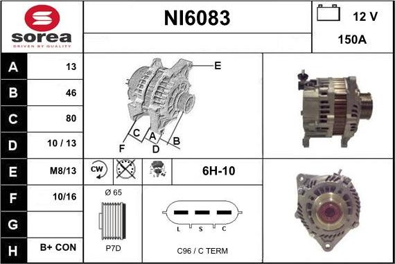 Sera NI6083 - Alternateur cwaw.fr