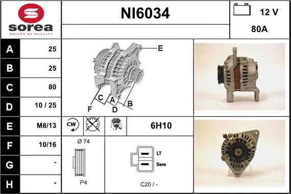 Sera NI6034 - Alternateur cwaw.fr