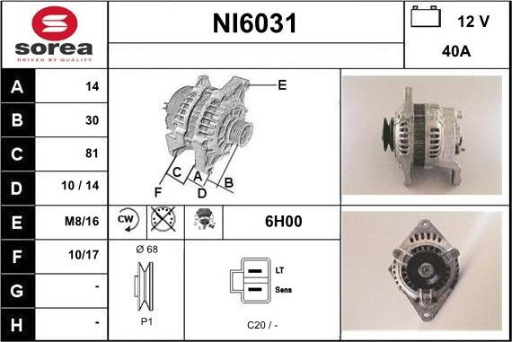 Sera NI6031 - Alternateur cwaw.fr