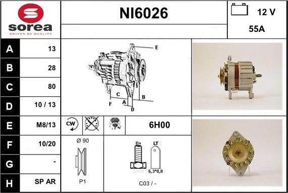 Sera NI6026 - Alternateur cwaw.fr