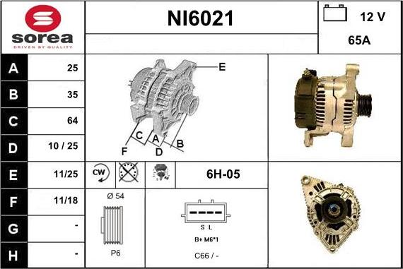 Sera NI6021 - Alternateur cwaw.fr