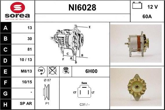 Sera NI6028 - Alternateur cwaw.fr