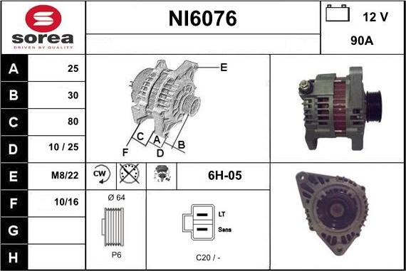 Sera NI6076 - Alternateur cwaw.fr